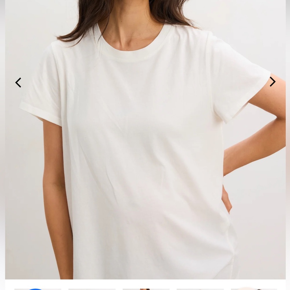 Hatch the perfect crew white short sleeve tshirt